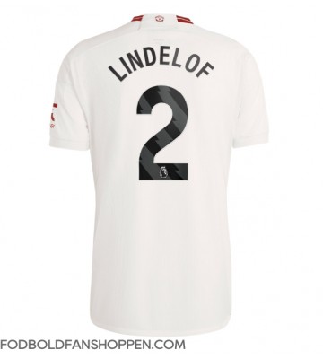 Manchester United Victor Lindelof #2 Tredjetrøje 2023-24 Kortærmet